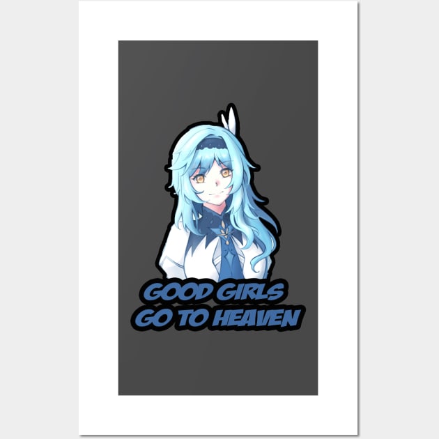 eula good girls go to heaven Wall Art by dex1one